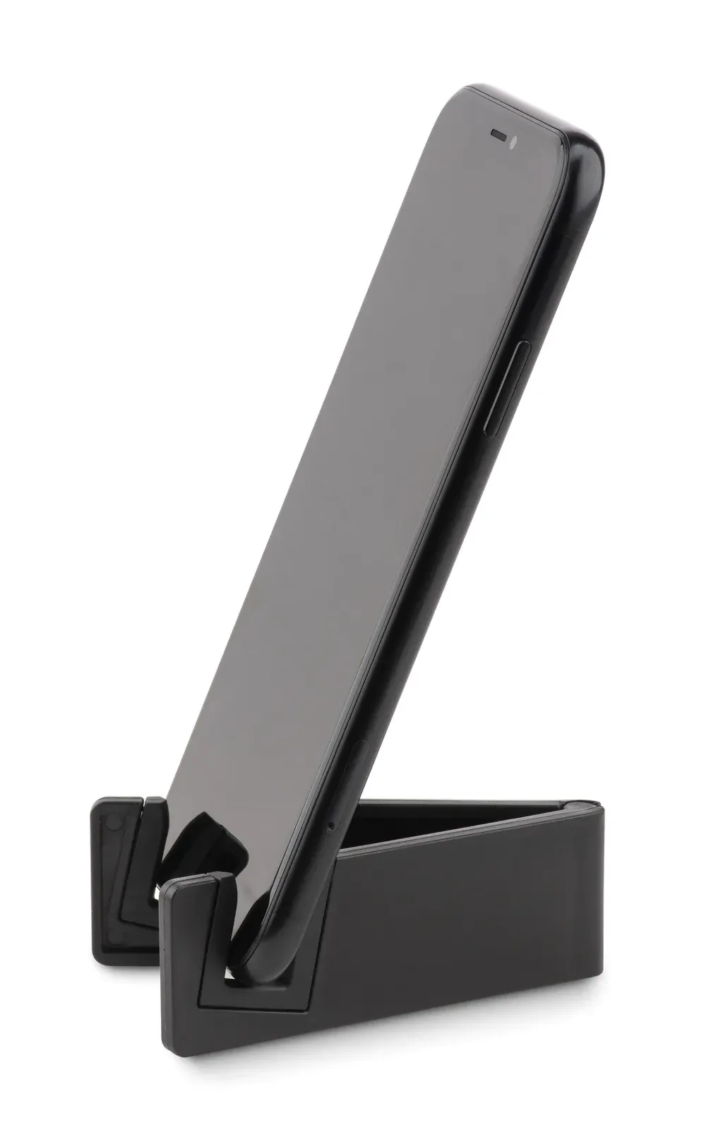 Standol+ Foldable Smartphone Holder – Bamboo Fibre & PP — Black
