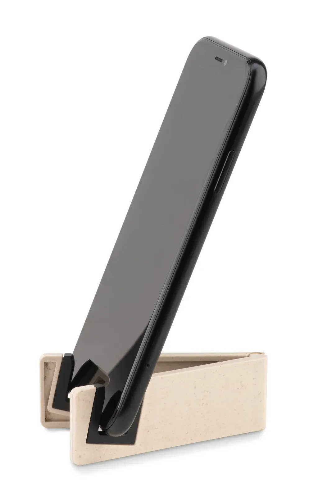 Standol+ Foldable Smartphone Holder – Bamboo Fibre & PP — White