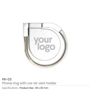 Phone Ring with Car Air Vent Holder - Image 3