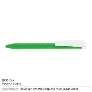 Prism Design Plastic Pens - Image 5