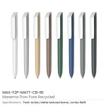 Recycled-Pens-Maxema-Flow-Pure-MAX-F2P-MATT-CB-RE-allcolor.jpg