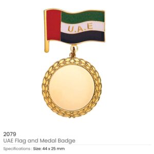 UAE Flag and Medal Badges - Image 3