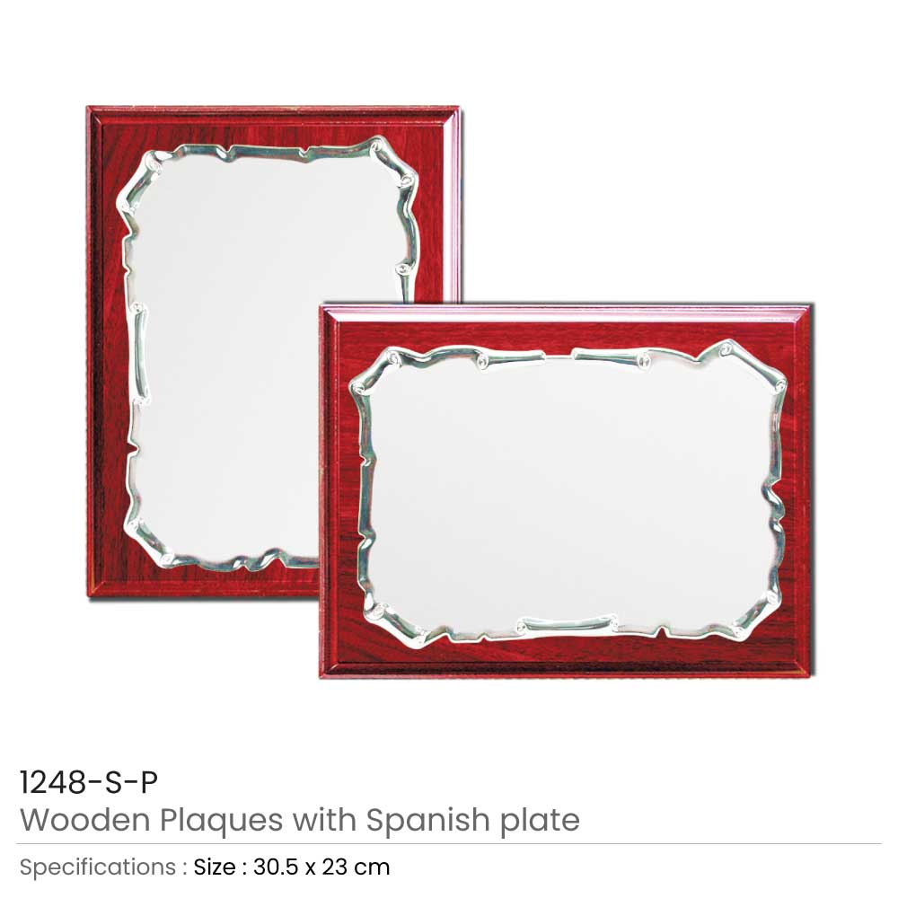 Wooden Plaques with Spanish Plate Promotional Gifts, Customised Gifts