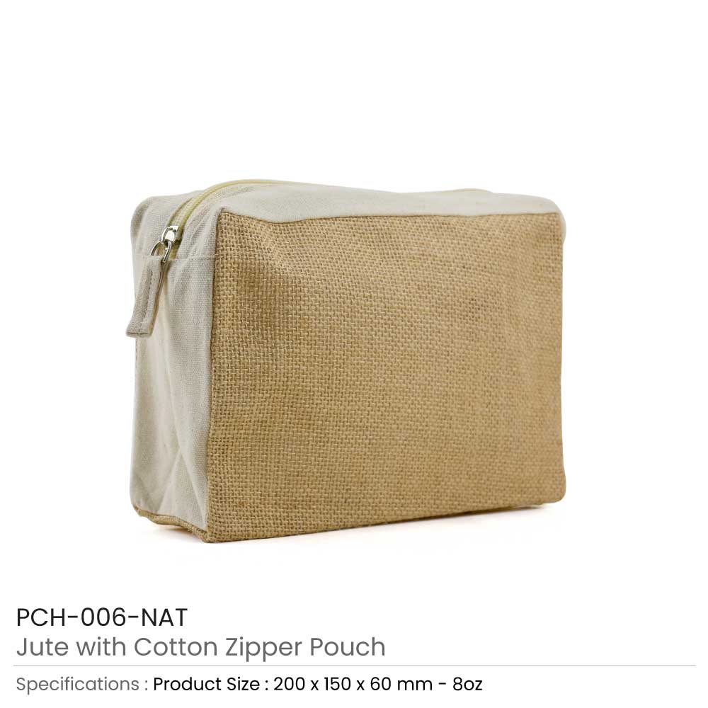 Jute-with-Cotton-Zipper-Pouch-PCH-006-NAT-Details