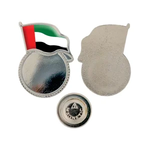 UAE Flag Design Badges in Metal with Attachment - Image 8