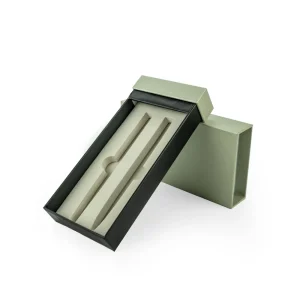Dual Pen Box Slide to Open in Hard Cardboard Material - Image 4