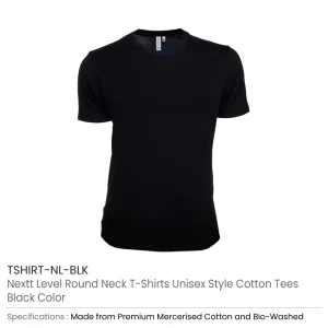 Nextt Level Bio-Washed Round Neck T-Shirts for Men - Image 8