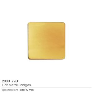 Square Flat Metal Badges - Image 4