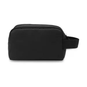Multipurpose Utility Pouch in Black Polyester Fabric with Zipper and Webbing Handle - Image 10