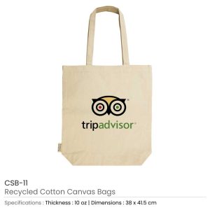 Recycled Cotton Canvas Bags 330 GSM - Image 4