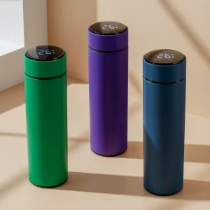 Smart Temperature LED Display Bottles in Soft Touch Finish - 500ml - Image 3