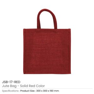 Reusable Square Jute Shopping Bags - Image 4